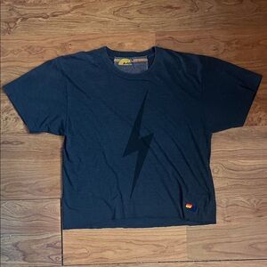 Cropped Aviator Nation Lightning Tee